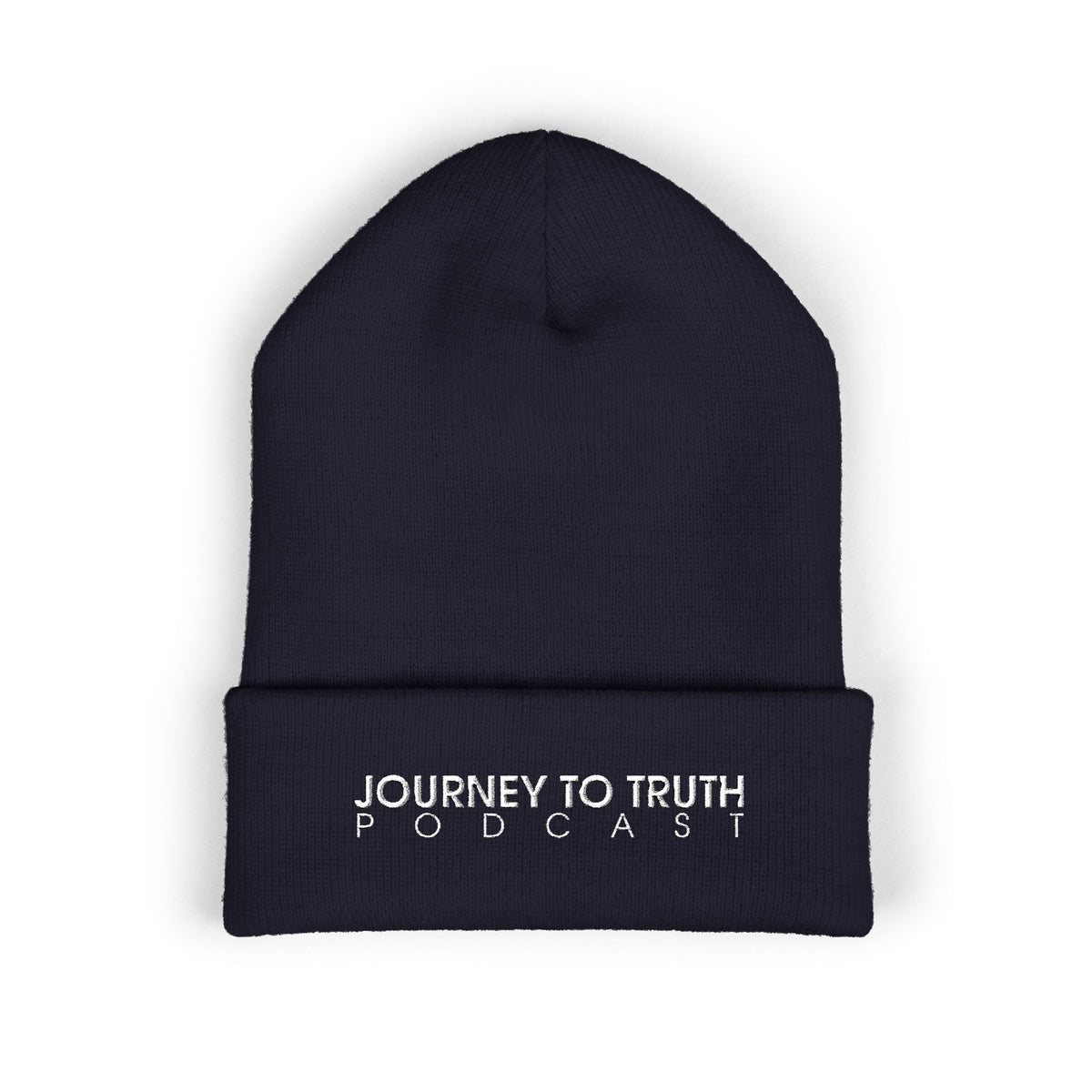 Journey to Truth Podcast Embroidered Cuffed Beanie