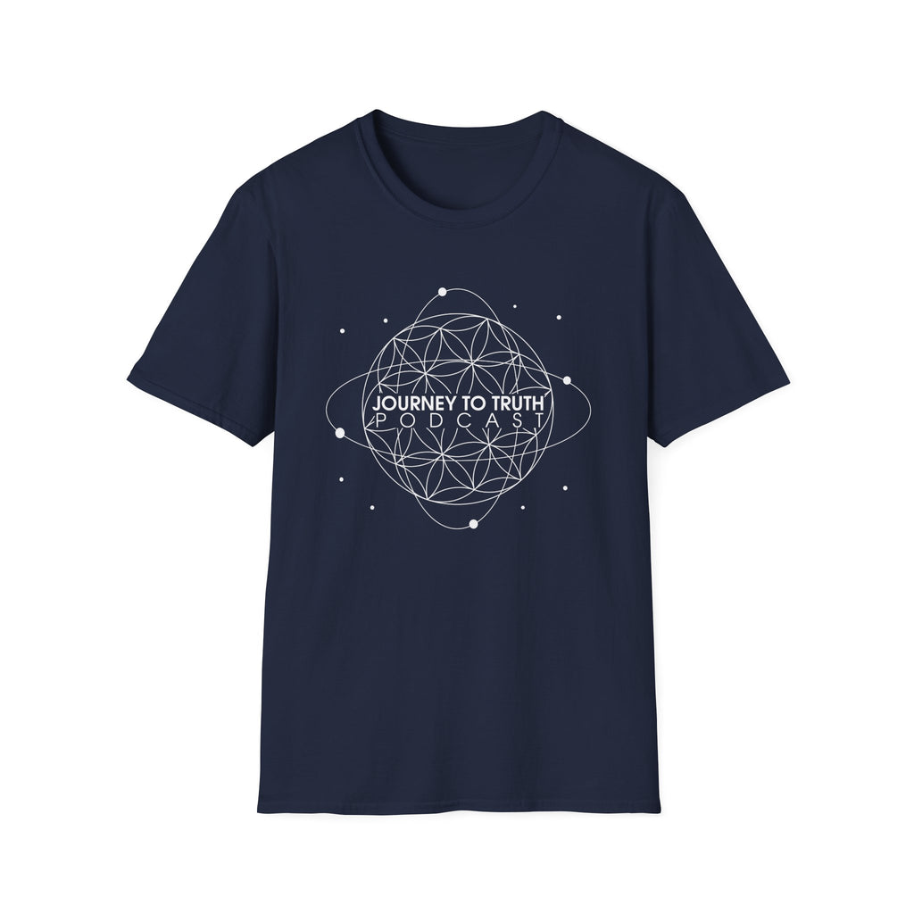 Journey to Truth Podcast T-Shirt — Flower of Life Tee