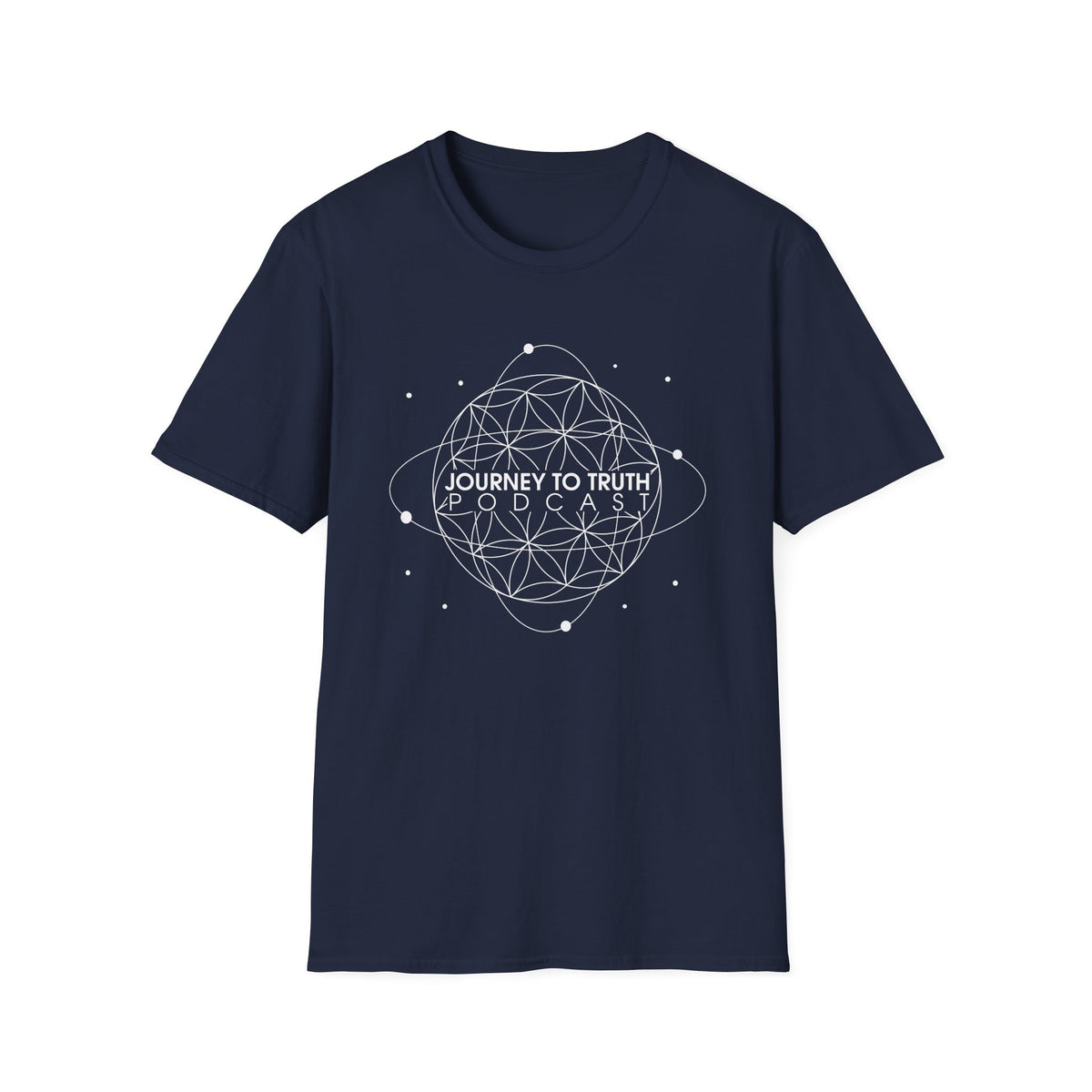 Journey to Truth Podcast T-Shirt — Flower of Life Tee