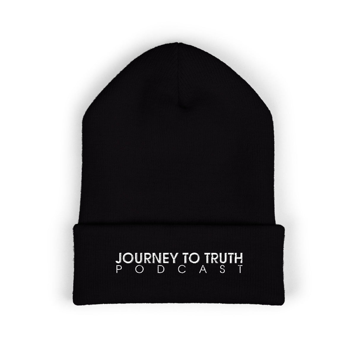 Journey to Truth Podcast Embroidered Cuffed Beanie