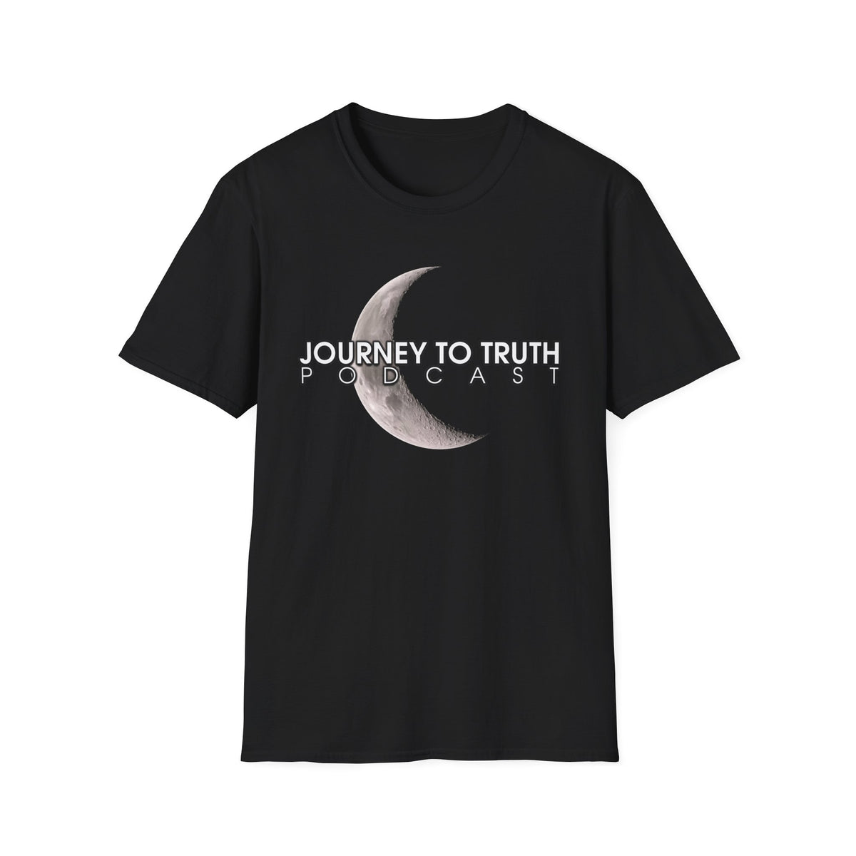 Journey to Truth Podcast T-Shirt — Crescent Moon Logo Tee