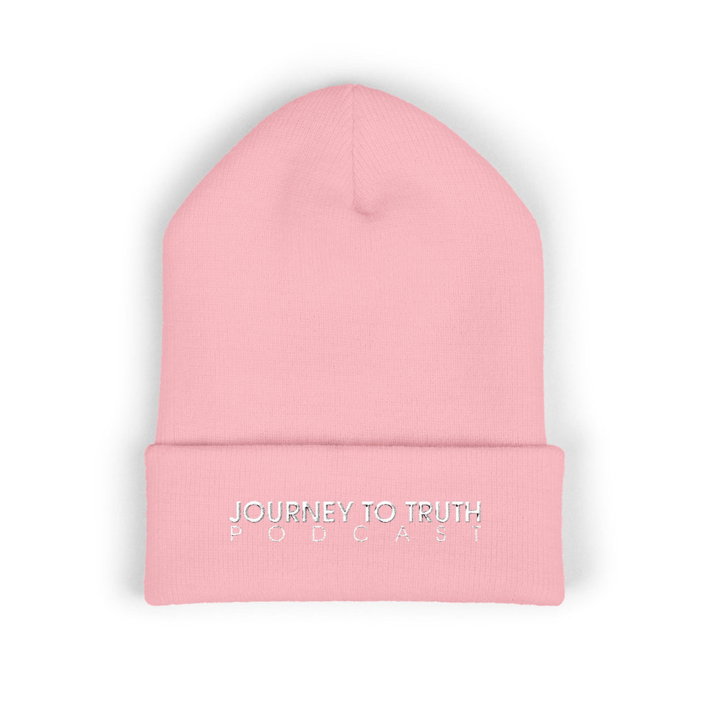 Journey to Truth Podcast Embroidered Cuffed Beanie