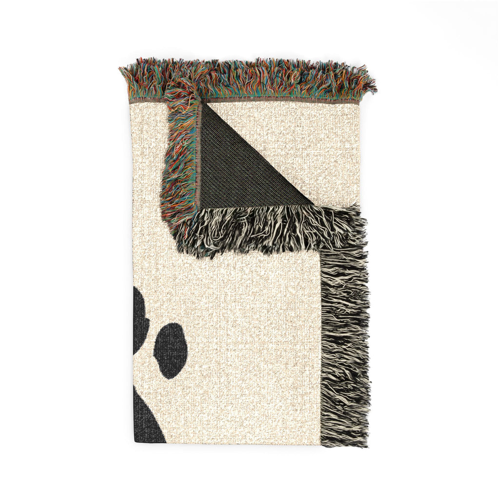 Woven Blanket — "Journey to Truth - Sasquatch" Throw Blanket, Cozy Camper & Nature Lover Gift