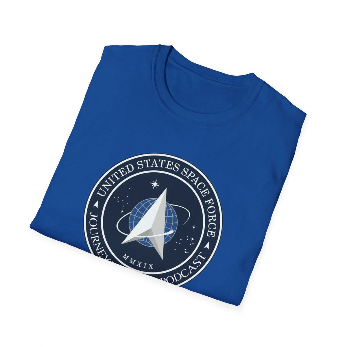 Space Program Emblem T-Shirt — "Journey to Truth, Explore" Astronaut Badge Tee