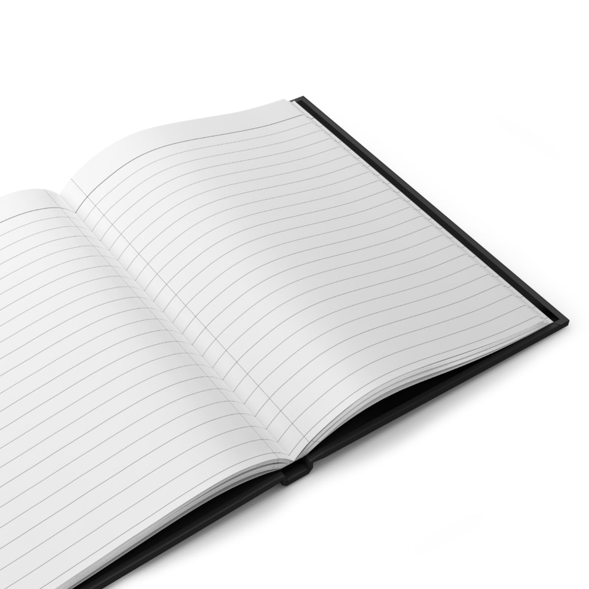 Journey to Truth Podcast Hardcover Journal — Lined Matte Notebook with Microphone Logo & Quote