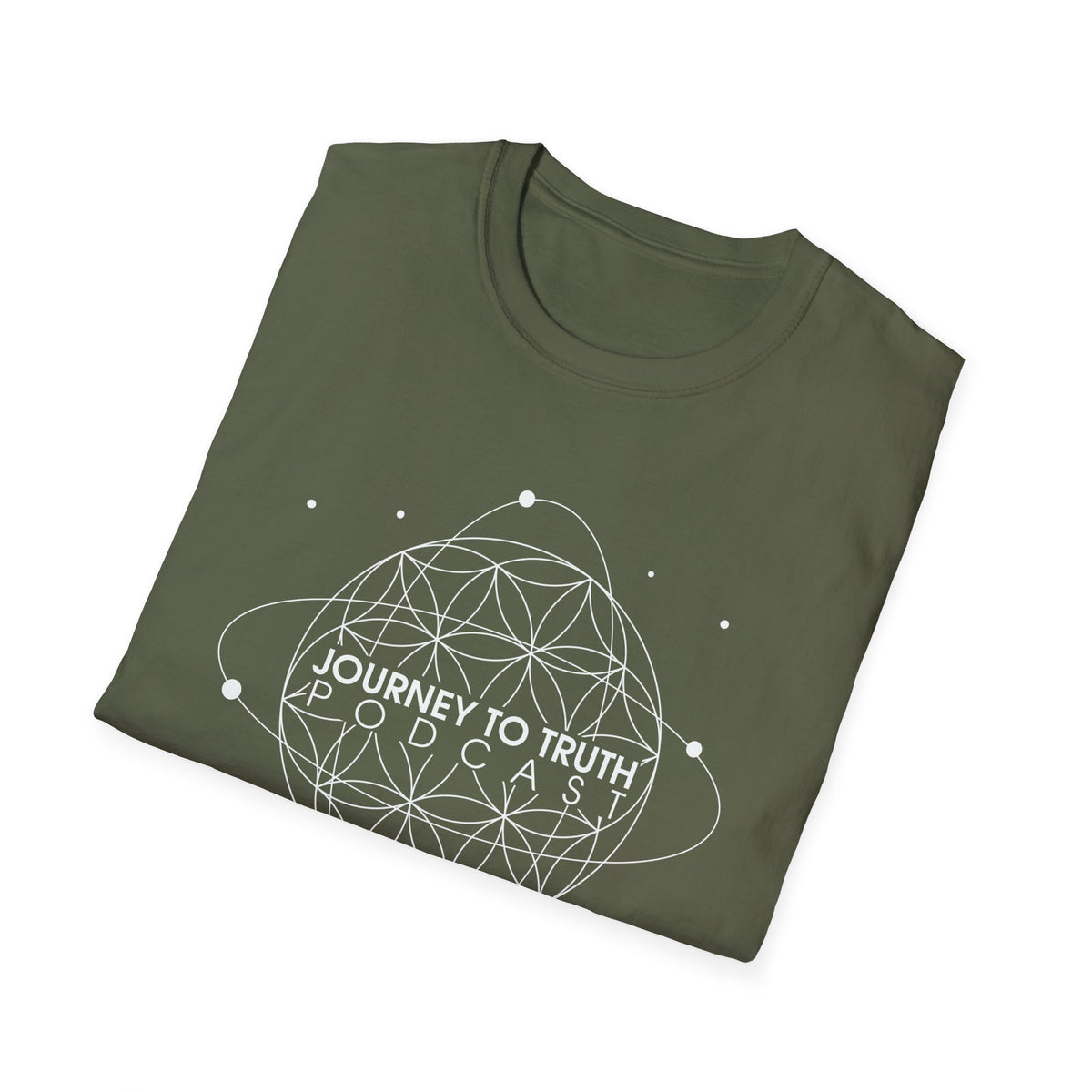 Journey to Truth Podcast T-Shirt — Flower of Life Tee