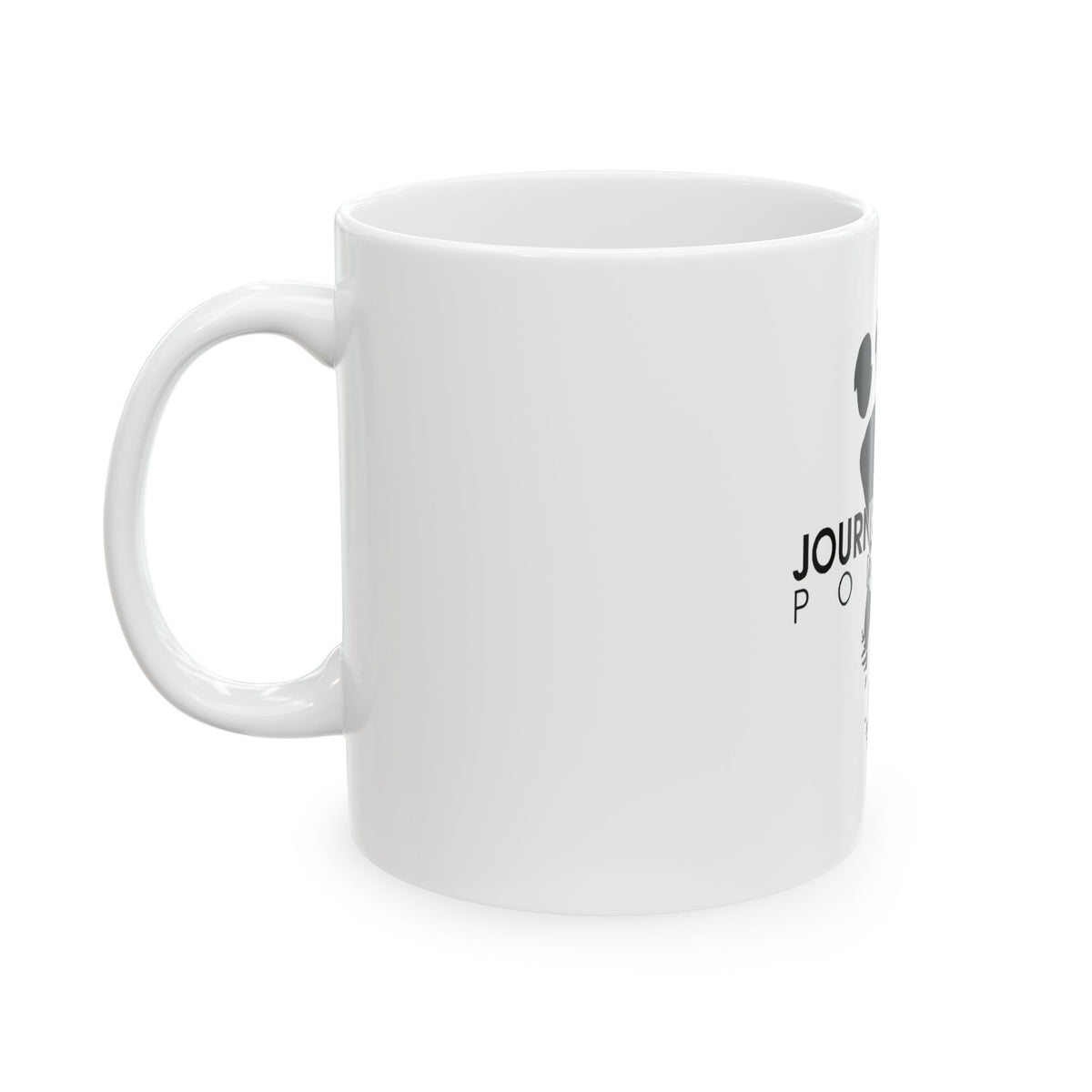 Sasquatch Mug – Black Footprint Logo Coffee Cup (11oz/15oz)