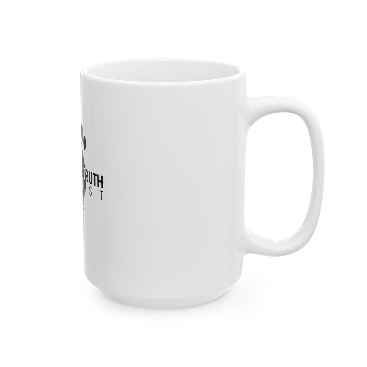 Sasquatch Mug – Black Footprint Logo Coffee Cup (11oz/15oz)