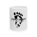 Sasquatch Mug – Black Footprint Logo Coffee Cup (11oz/15oz)