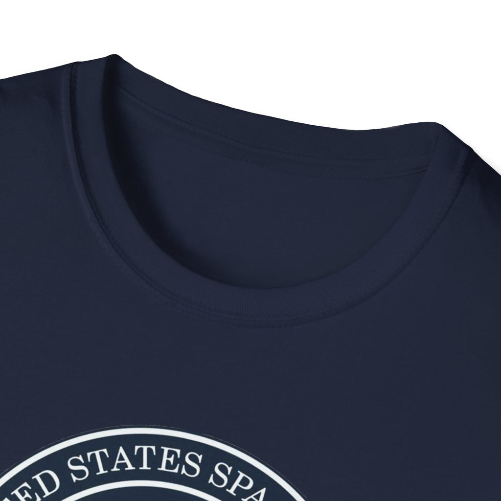 Space Program Emblem T-Shirt — "Journey to Truth, Explore" Astronaut Badge Tee