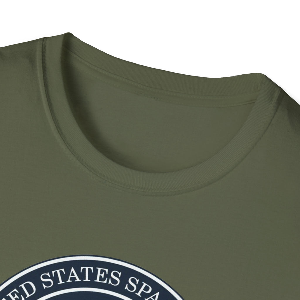 Space Program Emblem T-Shirt — "Journey to Truth, Explore" Astronaut Badge Tee