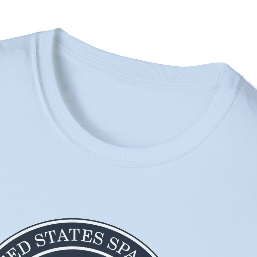 Space Program Emblem T-Shirt — "Journey to Truth, Explore" Astronaut Badge Tee