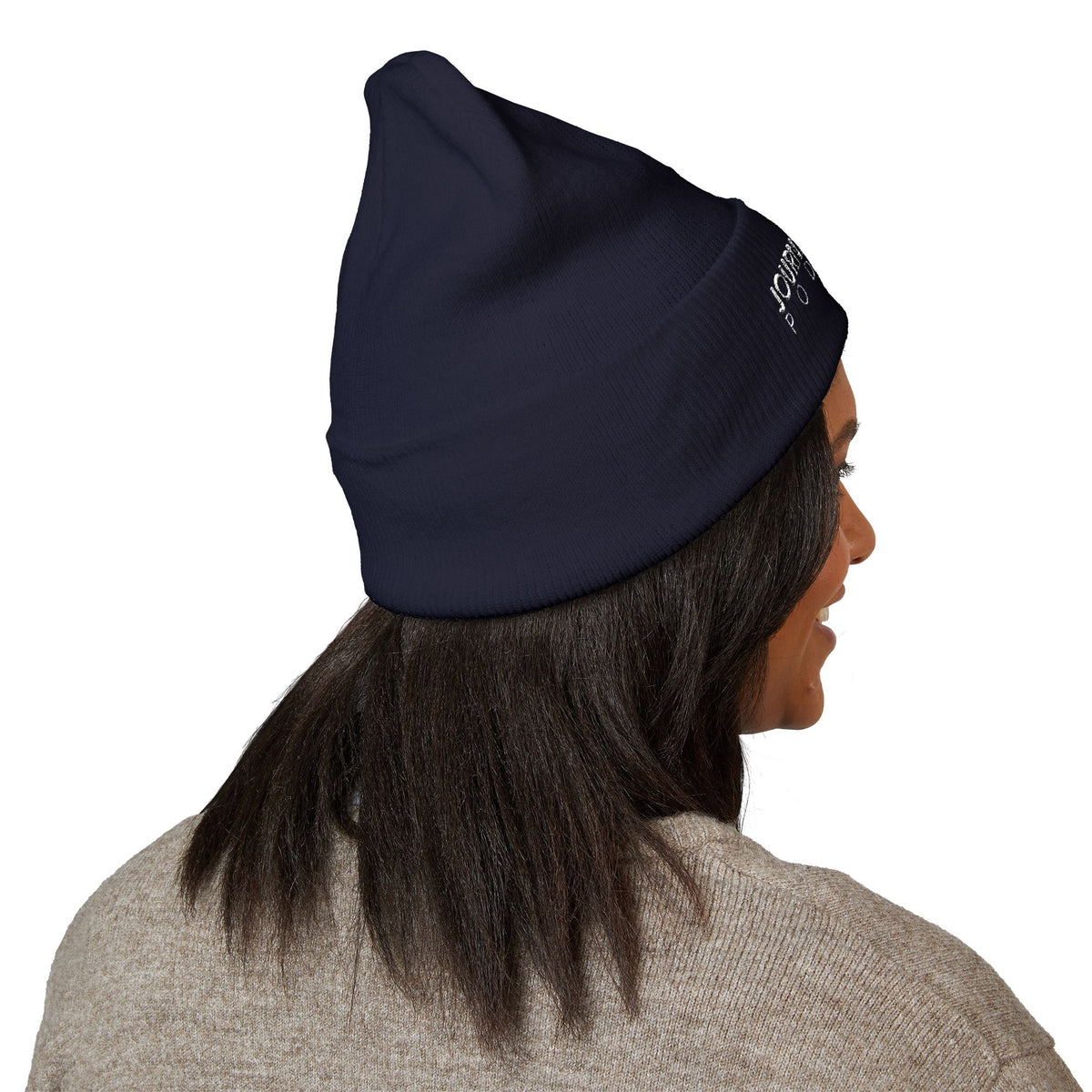 Journey to Truth Podcast Embroidered Cuffed Beanie